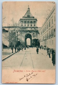 Sicily Italy Postcard Porta Nuova (East Side) Palermo c1905 Antique Posted