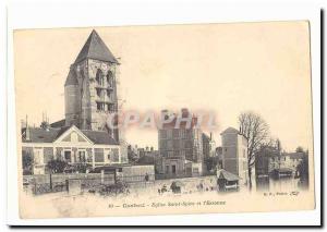 Corbeil Postcard Ancient Church St. and turn & # 39Essonne