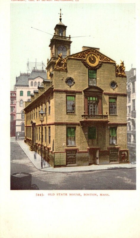 Massachusetts Boston Old State House Detroit Publishing