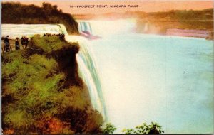 New York Niagara Falls Prospect Point 1940