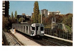 Subway Car at Rosedale, Toronto, Ontario,