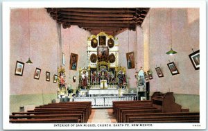 M-31565 Interior of San Miguel Church Santa Fe New Mexico