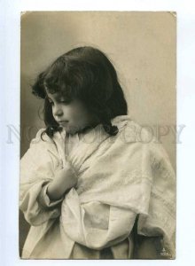 236218 RUSSIA girl 1906 year photo RPPC SARATOV MOSCOW