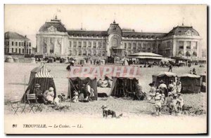 Old Postcard Trouville Casino
