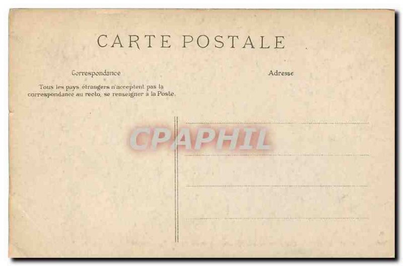 Old Postcard Paris Chamber of Deputies Perron of the Presidency