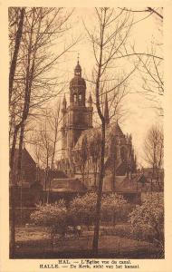 BG34351 hal halle l eglise vue du canal  belgium