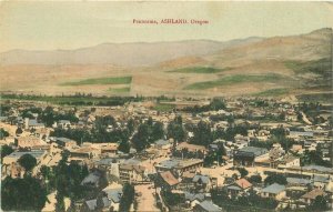 Ashland Oregon Panorama hand colored Cardinell Vincent 1911 Postcard 21-4451