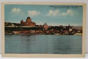 Canada General View of Quebec City from Levis Postcard A8