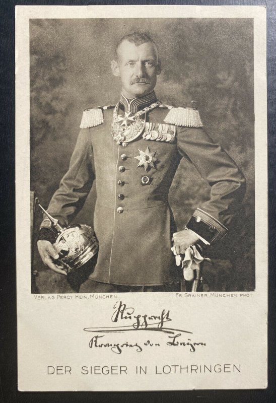 Mint Germany PPC Picture Postcard Rupprecht Crown Prince Of Bavaria
