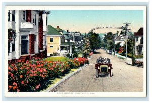 c1920s Rose Hedges, Portland, Oregon OR Unposted Vintage Postcard 