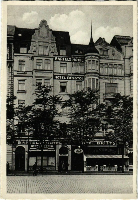 CPA AK Hamburg- Bartels und Bristol Hotel GERMANY (888465)