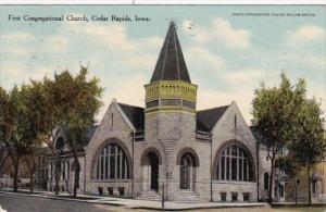 Iowa Cedar Rapids First Congregational Church 1911 Curteich