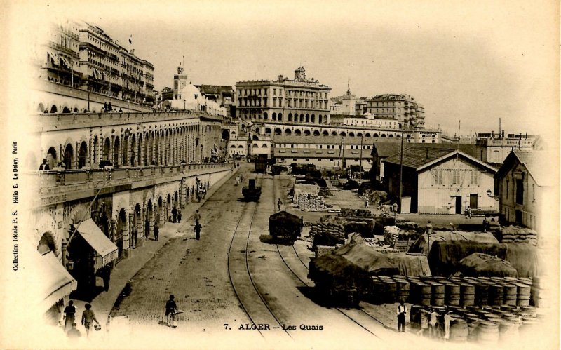Algeria - Algiers. The Docks