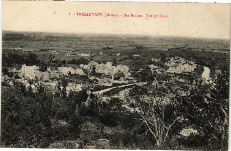 CPA Trésauvaux - Ses Ruines - Vue générale  (240647)