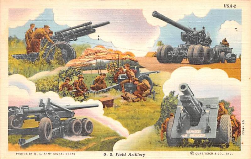 US Field Artillery World War II, WW II Military 1941 