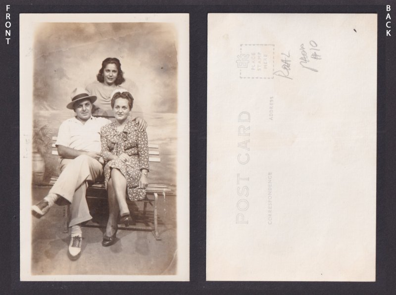 UNITED STATES, RPPC Postcard, Couple