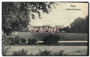 Postcard Old Mit Hofgarten Bonn Kunstmuseum