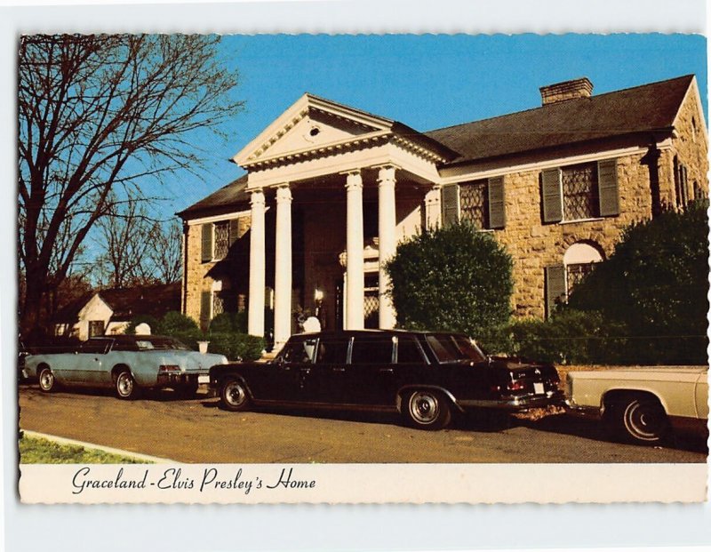 Postcard Graceland-Elvis Presley's Home, Memphis, Tennessee