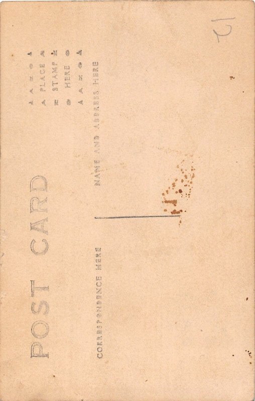 H97/ Interesting RPPC Postcard c1910 Studio Cowboys Chaps Poker 51