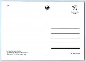 2 Postcards PUERTO RICO ~ Bathing Beauties TOPLESS NUDE Risque 4¾x6¾