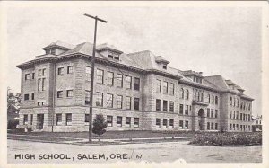 Oregon Salem High School Real Photo