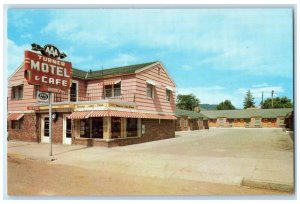 c1960 Turner Motel Cafe Lodge Exterior Building Heber City Utah Vintage Postcard