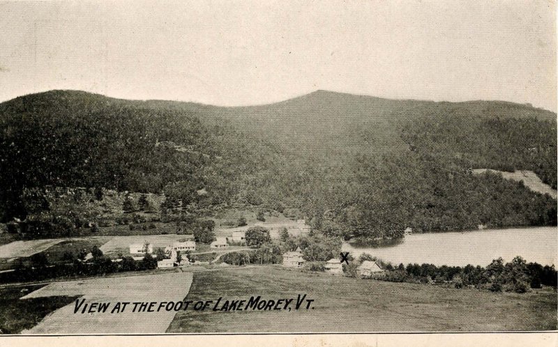 VT - Fairlee. View at the Foot of Lake Morey