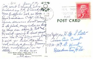 Postcard INDIAN SCENE Anadarko Oklahoma OK AT2255