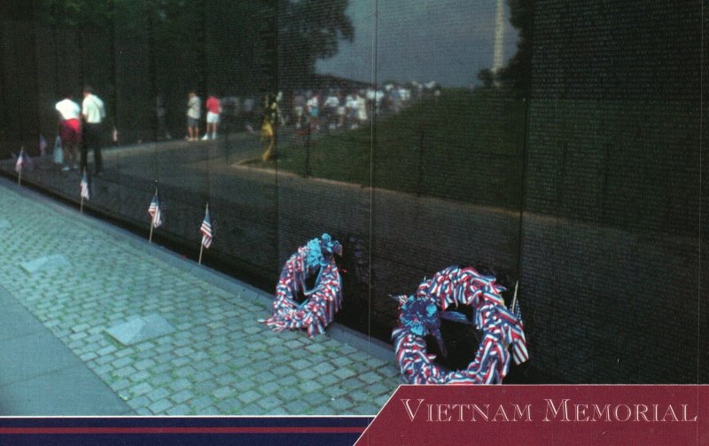 Postcard Vietnam Memorial Sons Of America Lost In Vietnam War Washington DC