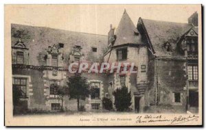 Old Postcard Angers The hotel in Penitentes