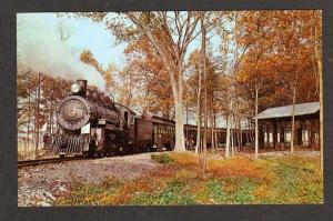 PA East Broad Top RR Train Railroad COLGATE GROVE PENN Postcard Pennsylvania