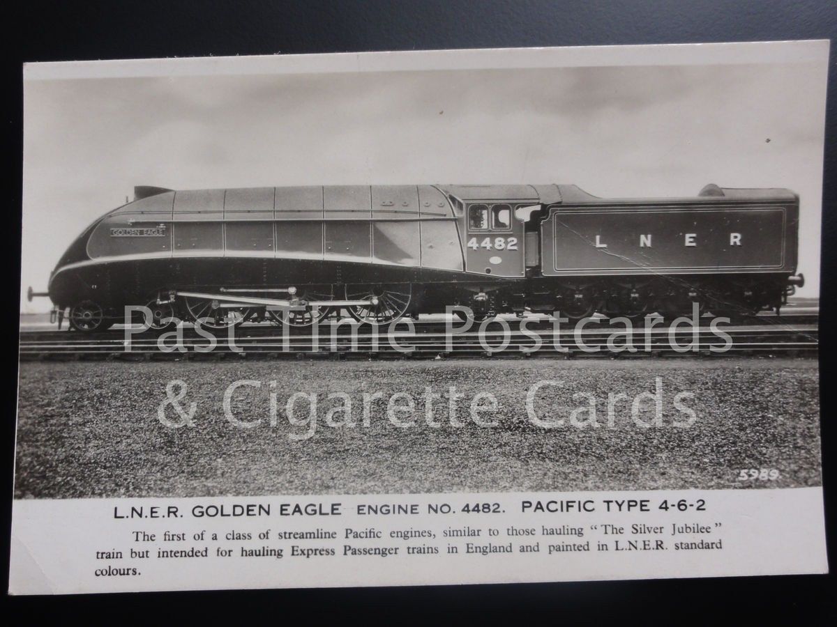 Lner No4482 Golden Eagle Steam Locomotive Pc Hippostcard