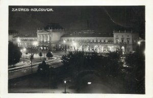 Postcard Croatia Zagreb Kolodvor