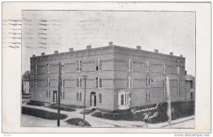 VALPARAISO, Indiana, PU-1908; Commercial Hall
