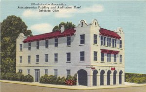 Lakeside Ohio on Lake Erie 1940s Postcard Lakeside Association Auditorium Hotel