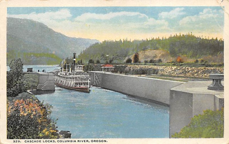 Cascade Locks, Columbia River Oregon, USA Unused 