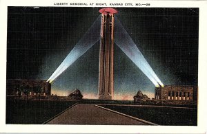 Postcard MONUMENT SCENE Kansas City Kansas KS AI1515
