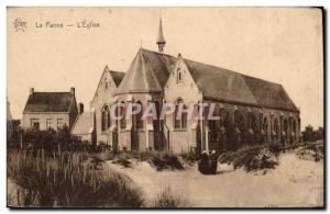 Belgium De Panne Old Postcard L & # 39eglise