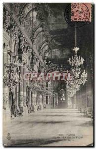 Paris Old Postcard opera The big focus