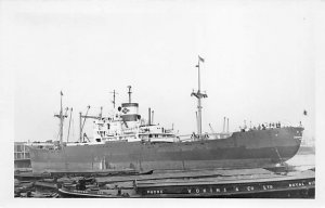 MS Hikoshima Maru Real Photo Vokins & Co. Ltd. Ship 