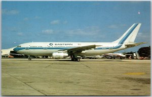 Airplane Airbus Industrie A300 B4-2C N202EA c/n 42 of Eastern Airlines Postcard