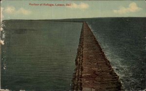 Lowes Delaware DE Harbor of Refuge c1910 Vintage Postcard