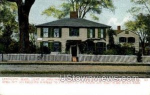 Home of Jonathan Harrington - Lexington, Massachusetts MA