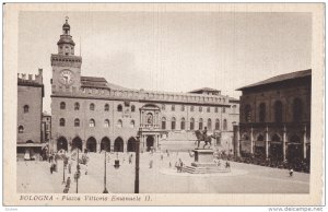 BOLOGNA, Emilia-Romagna, Italy, 1900-1910's; Piazza Vittorio Emanuele II