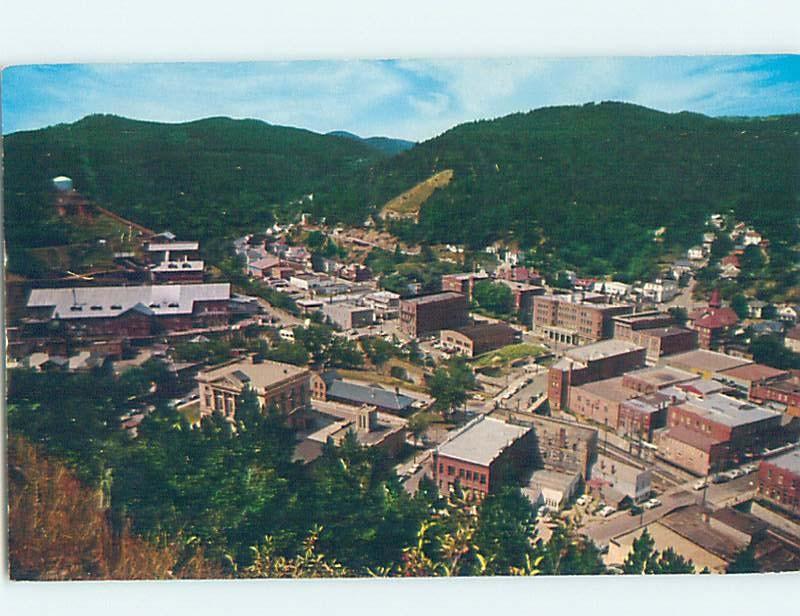 Pre-1980 PANORAMIC VIEW Deadwood - Near Rapid City South Dakota SD i0961