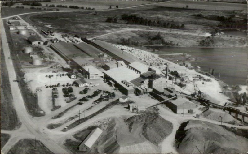 Mexico MO Refractories Aerial View Real Photo Postcard