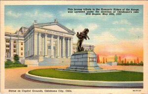 Statue of Capitol Grounds,Oklahoma City,OK BIN