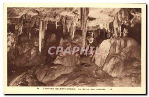 Postcard Ancient Caves of Betharram The chandeliers Hall
