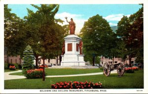 Massachusetts Fitchburg Soldiers and Sailors Monument Curteich