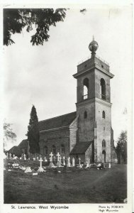 Buckinghamshire Postcard - St Lawrence - West Wycombe - Real Photo - Ref ZZ4150